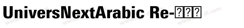 UniversNextArabic Re字体转换